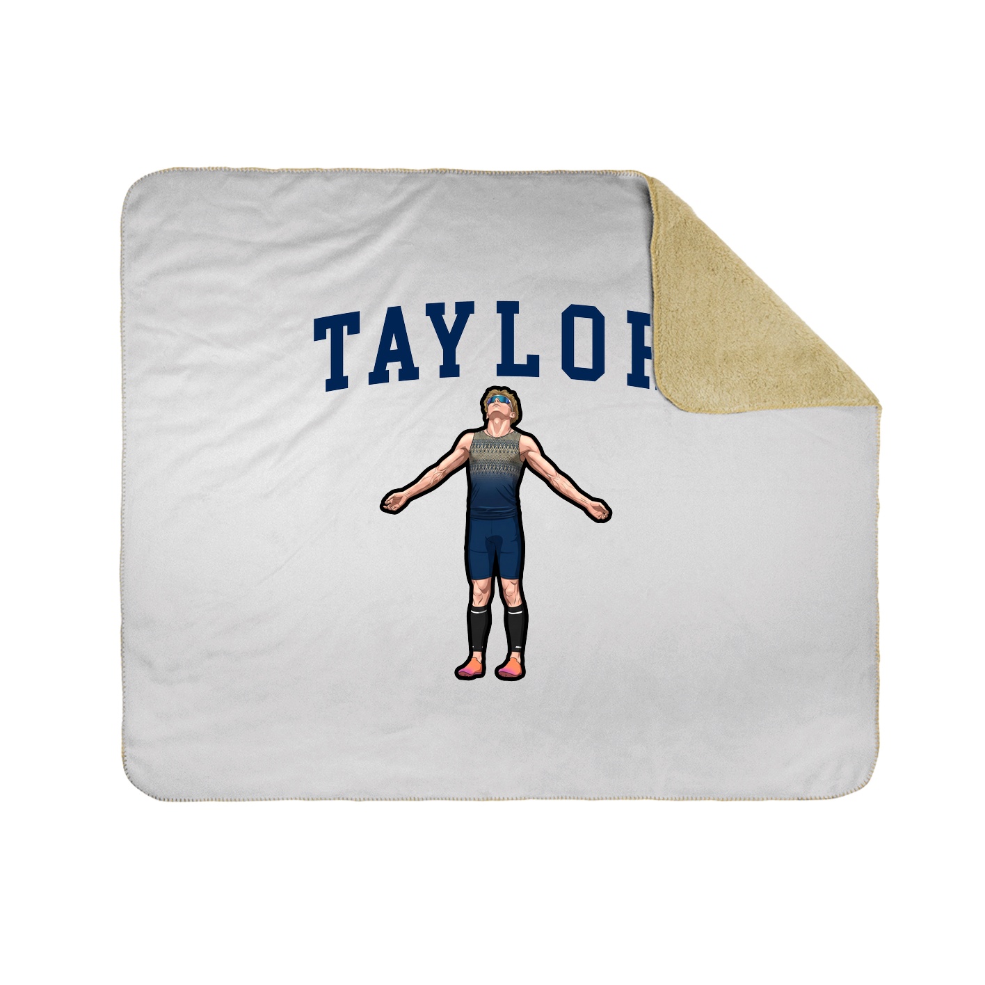 Throw Blanket — Shirsey in White