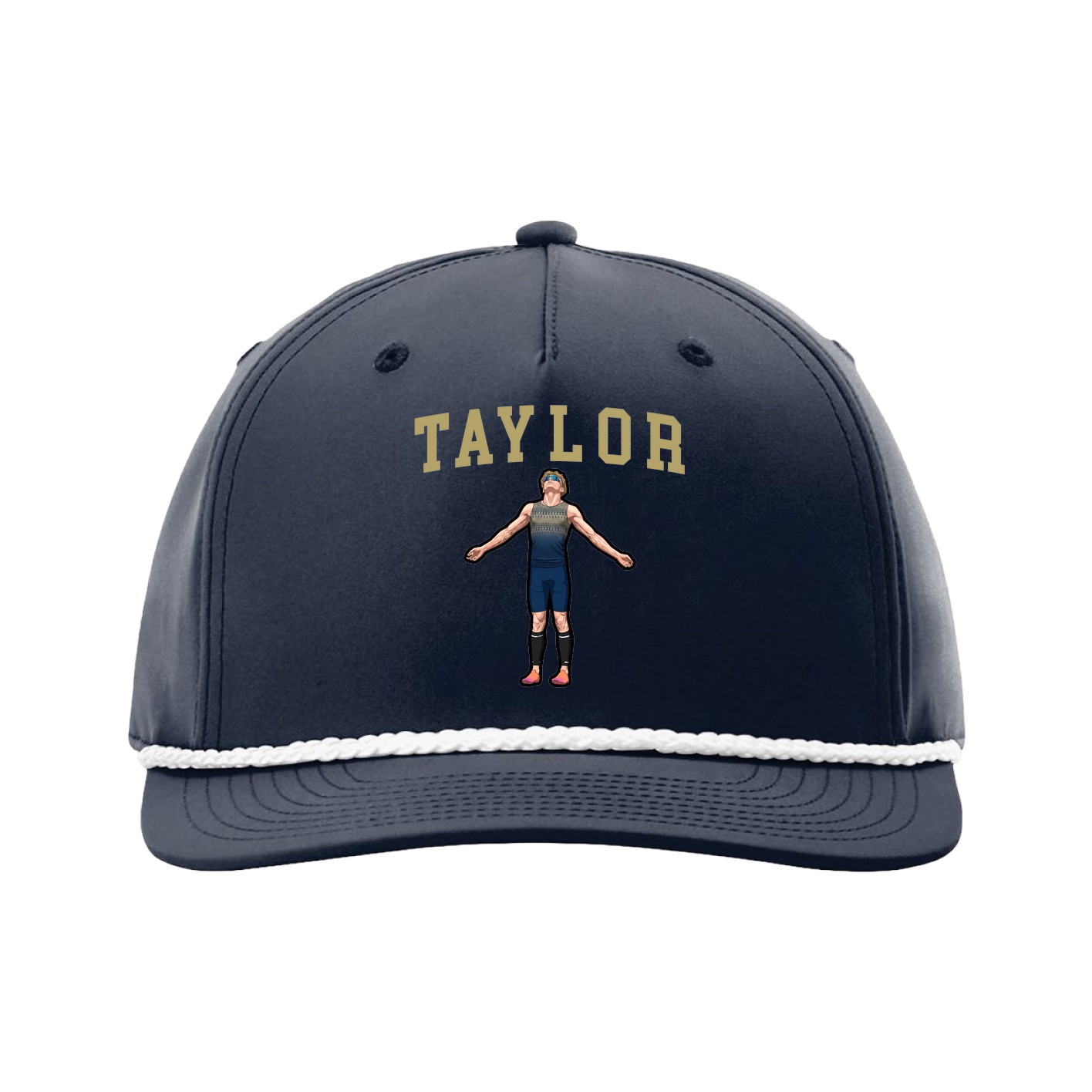 Five-Panel Classic Rope Cap — Shirsey in Navy