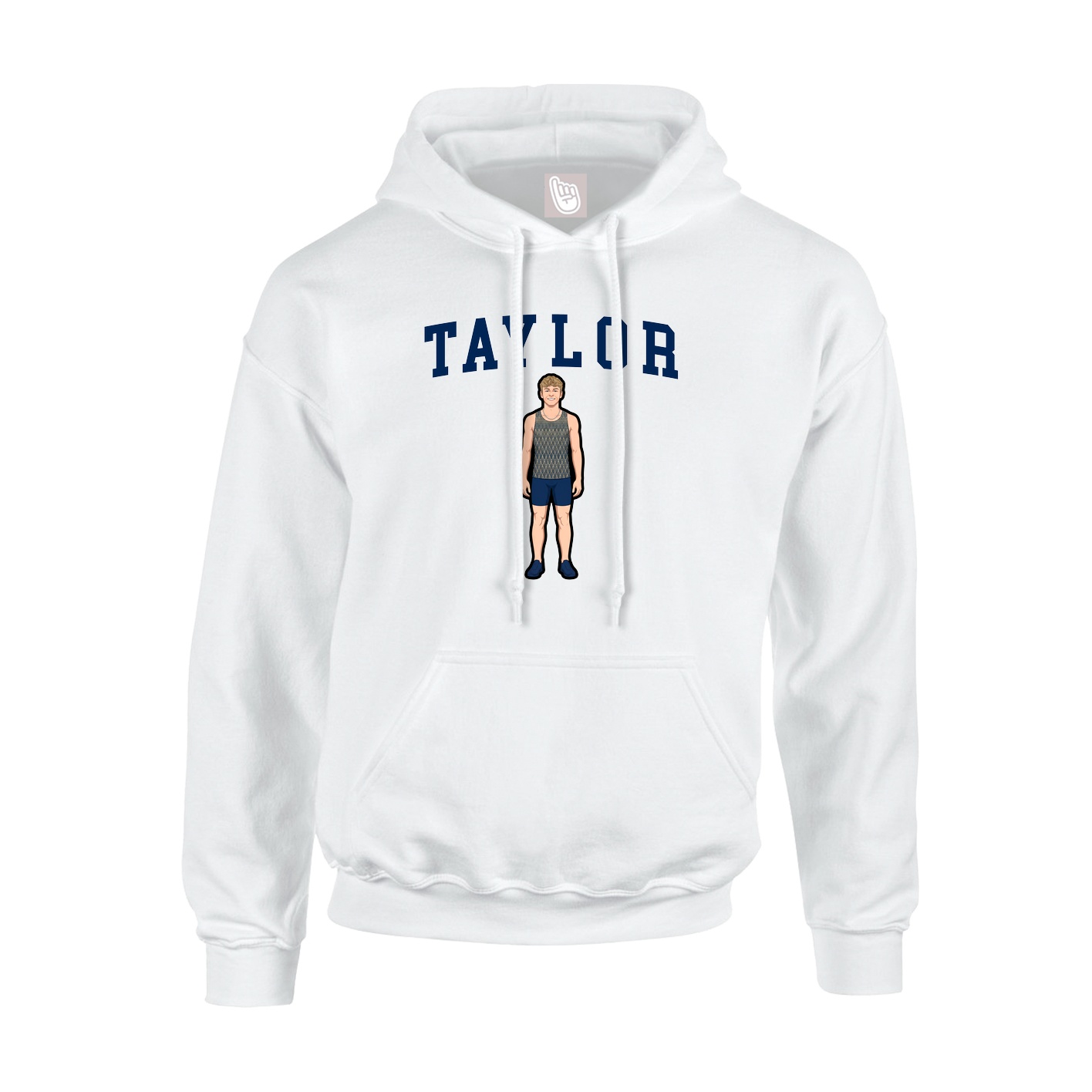 Hoodie — Shirsey in White