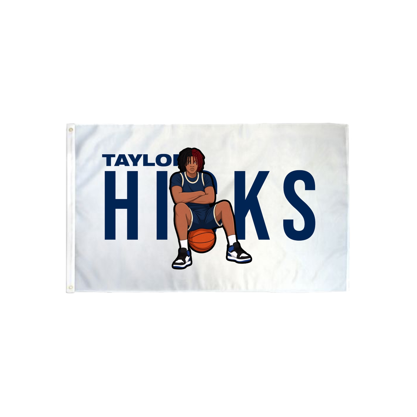 3x5 Flag — Player Name in Classic