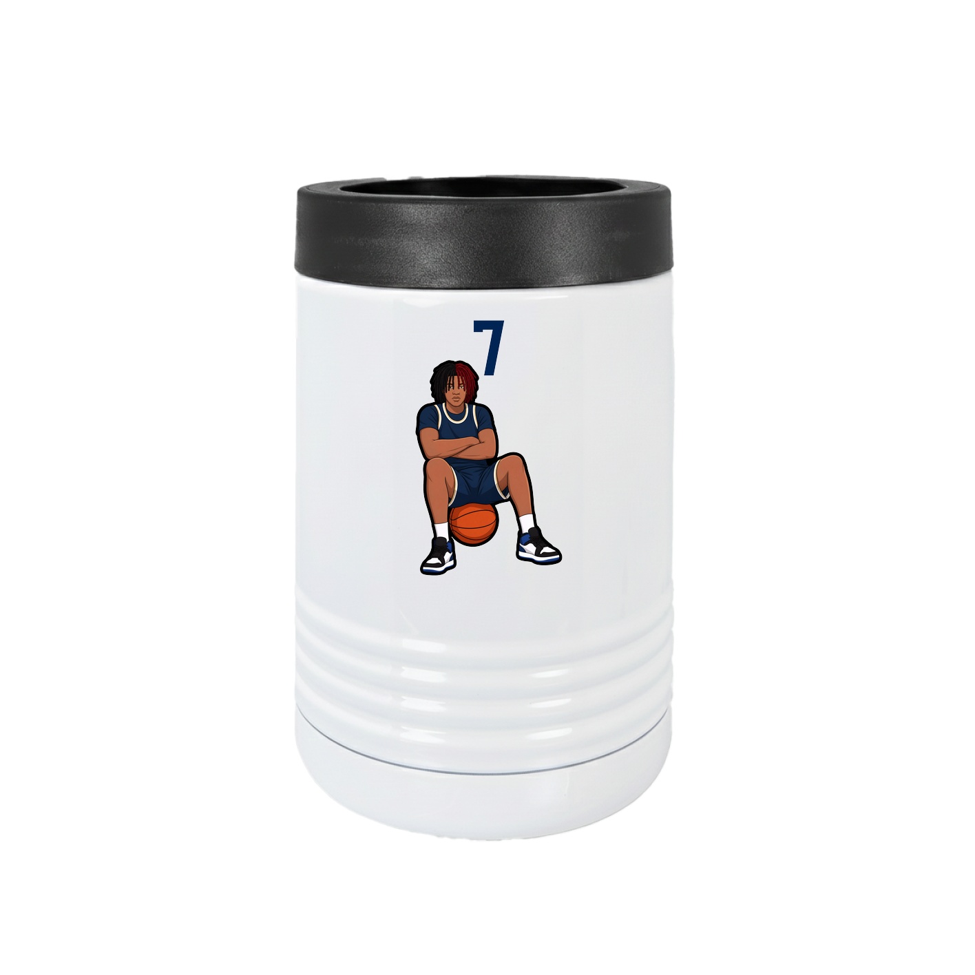 Beverage Holder — Number Top in White