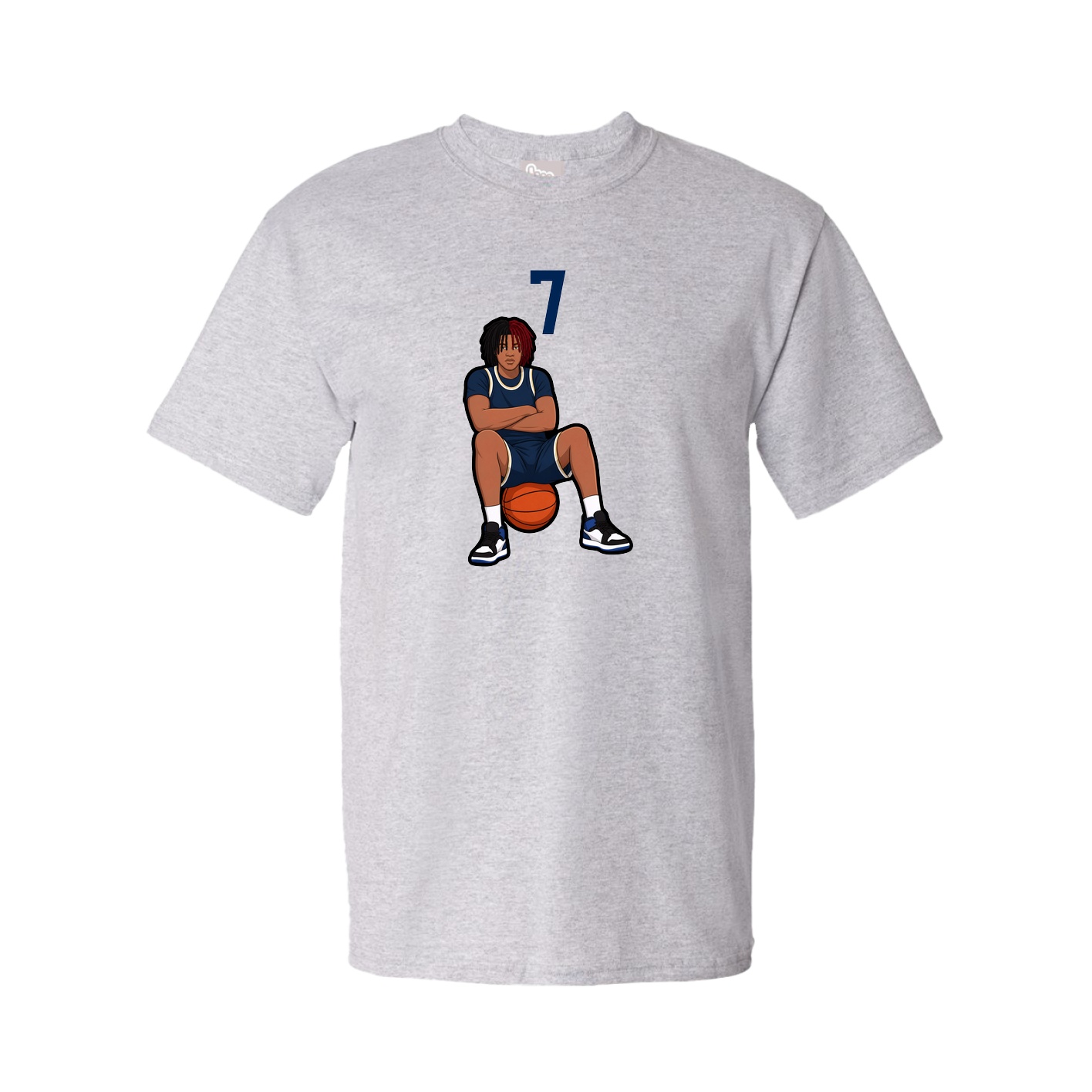 Tee — Number Top in Grey