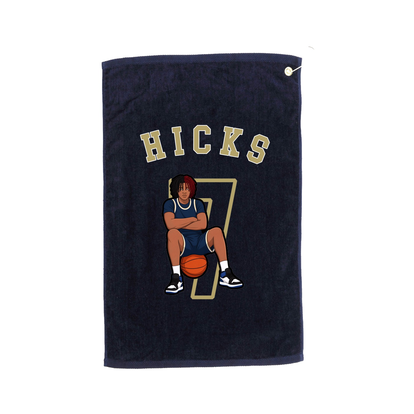 Golf Towel — Shirsey Arch in Navy
