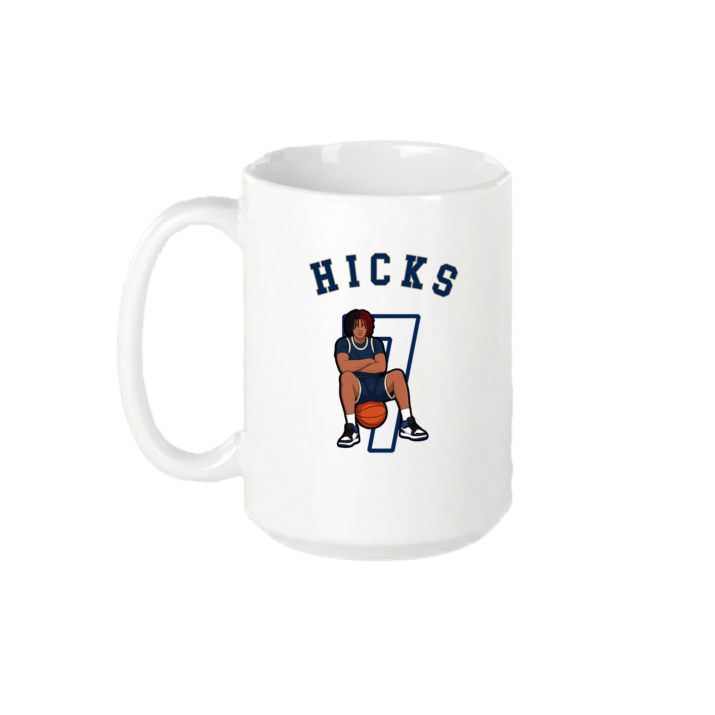 15oz Coffee Mug — Shirsey Arch in White