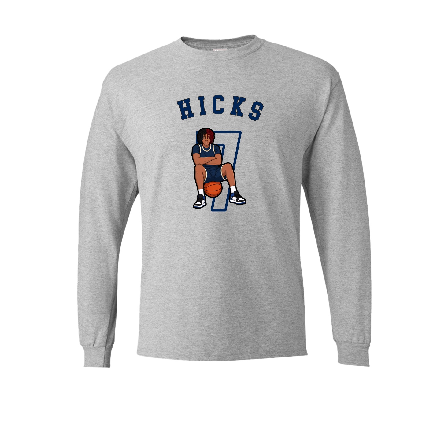 Long Sleeve Tee — Shirsey Arch in Grey