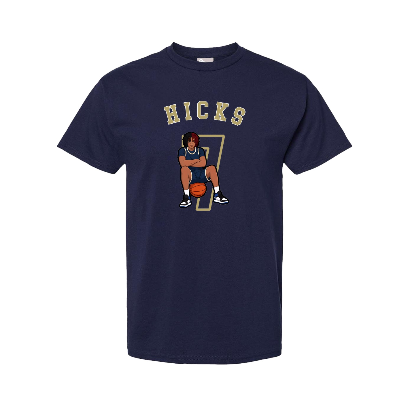 Youth Tee — Shirsey Arch in Navy