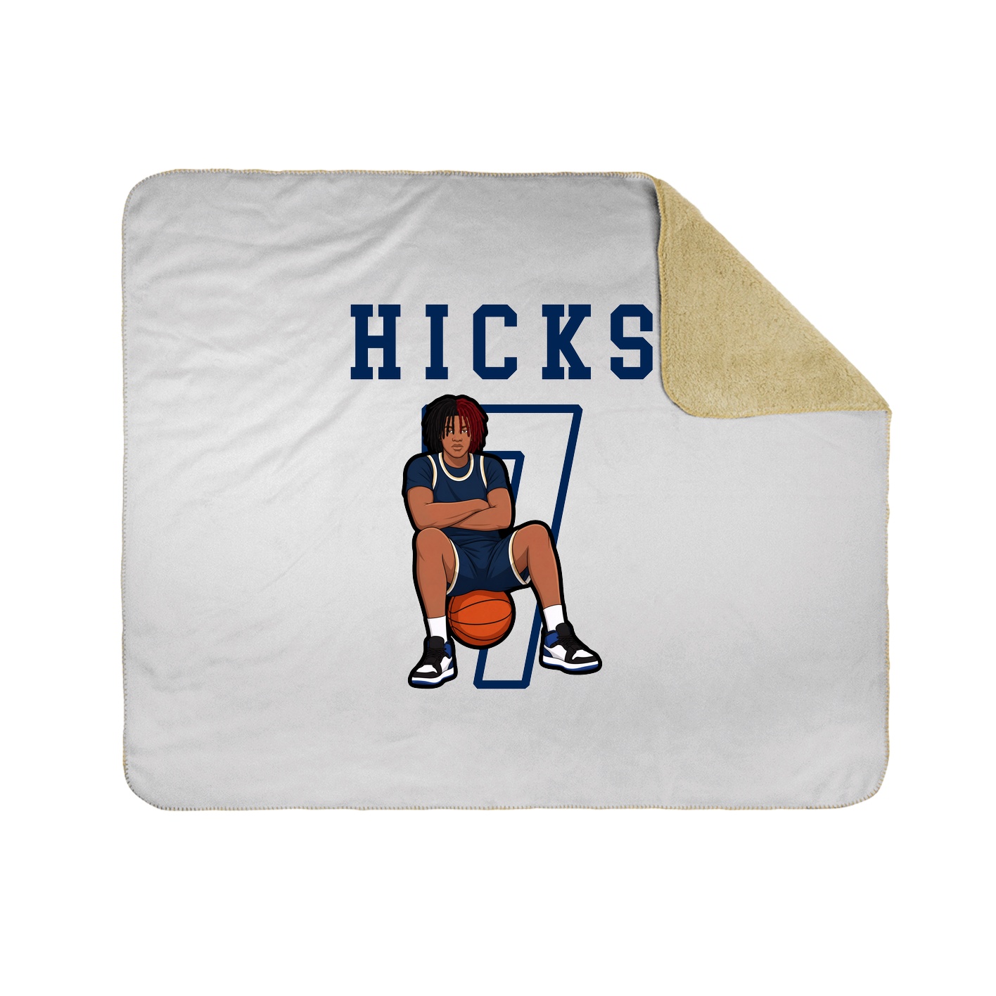 Throw Blanket — Shirsey in White