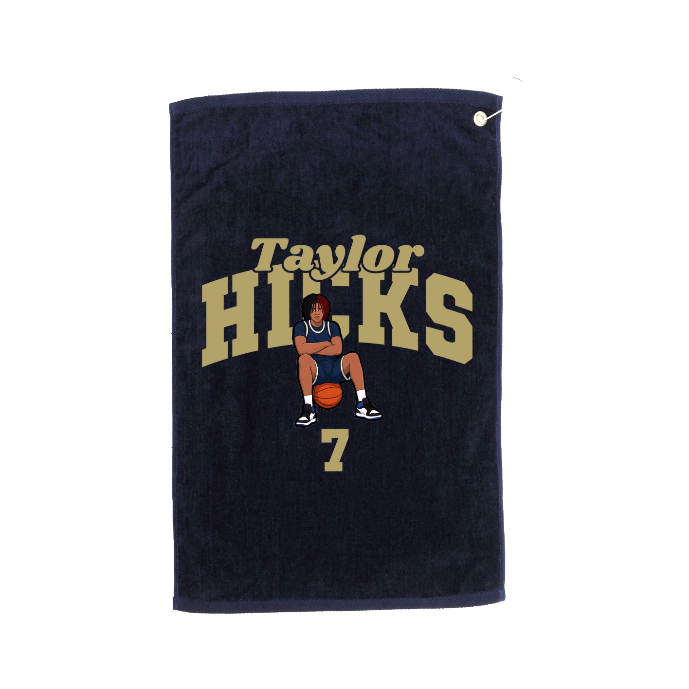 Golf Towel — Signature Arch in Navy
