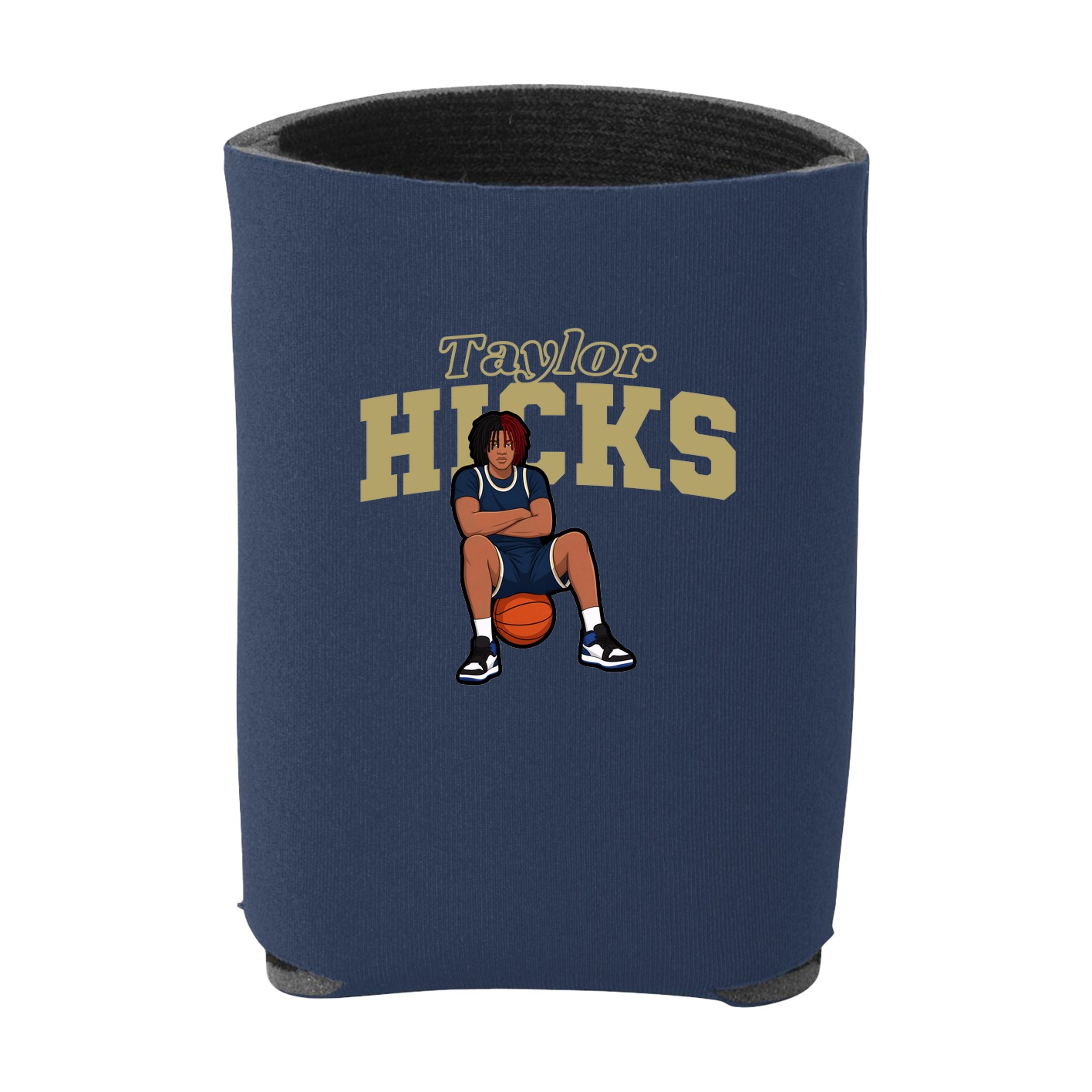 Can Holder — Name Arch in Navy