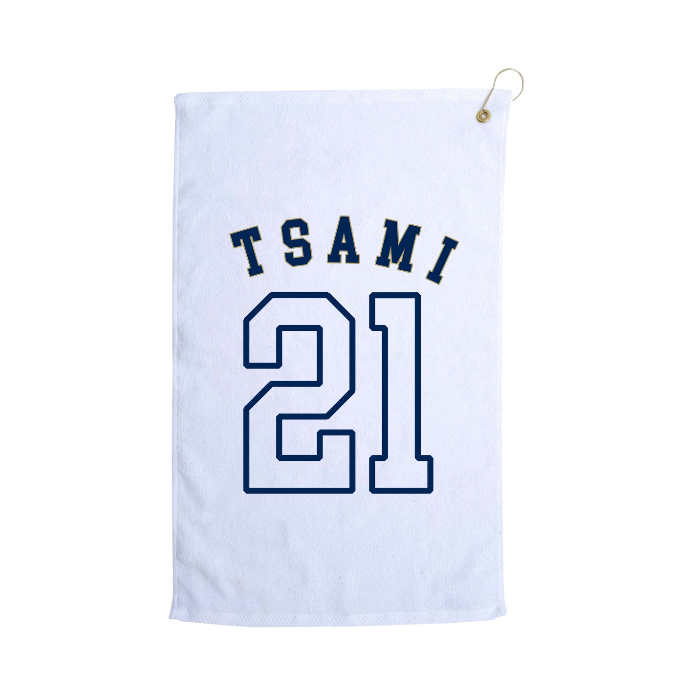 Golf Towel — Shirsey Arch in White