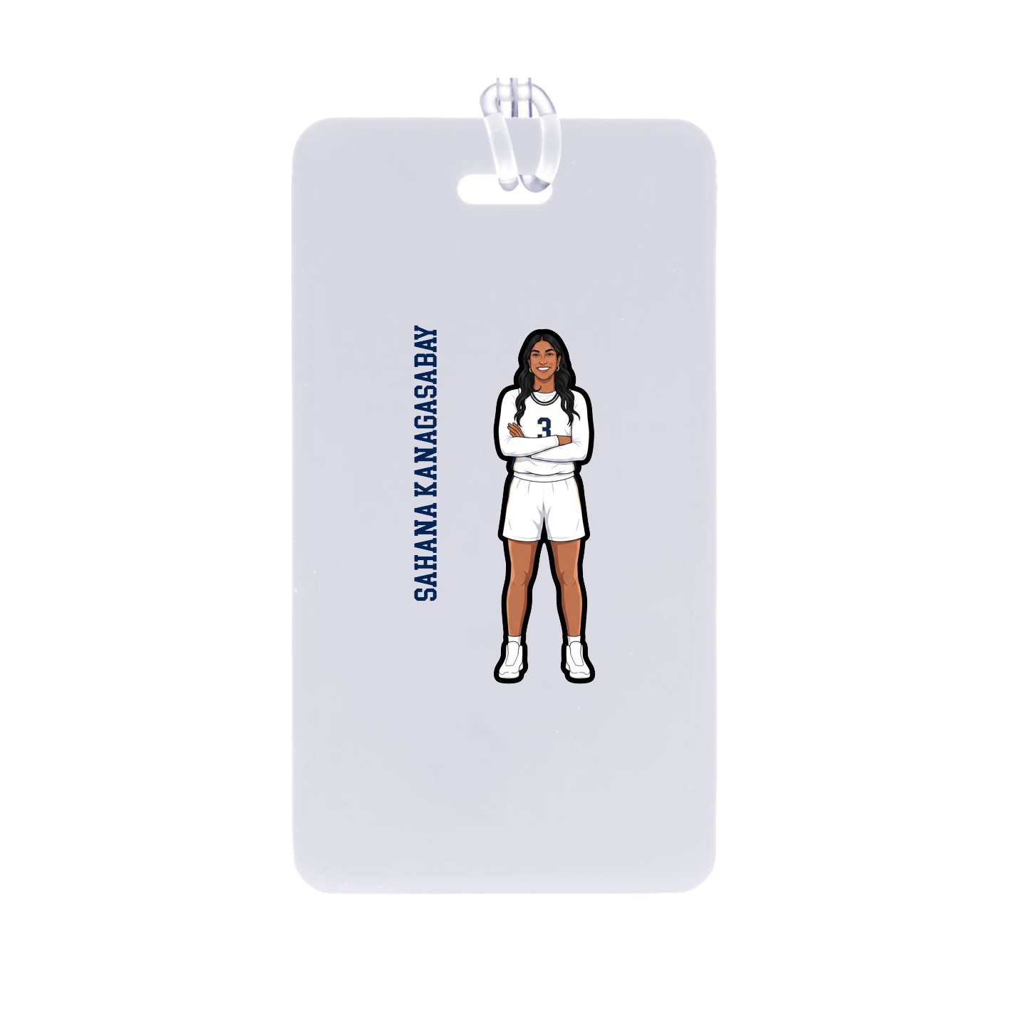 Bag Tag — Name Vertical in Classic