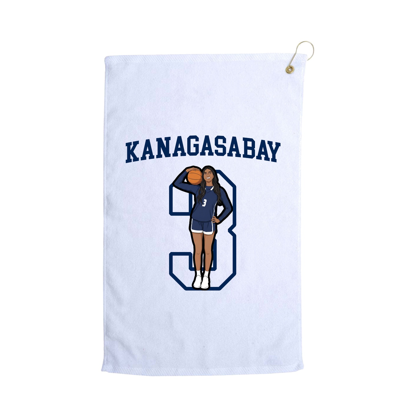 Golf Towel — Shirsey in White