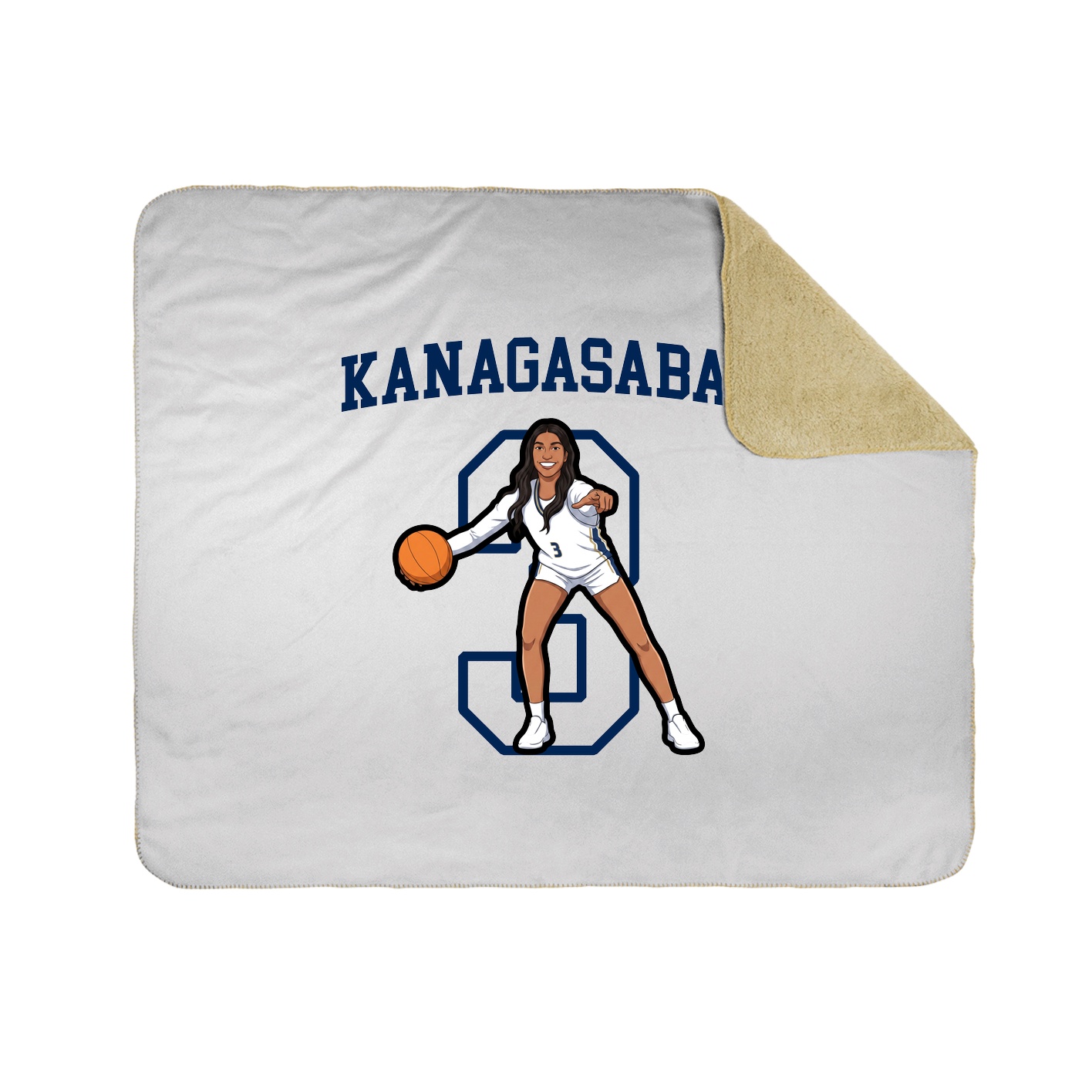 Throw Blanket — Shirsey in White