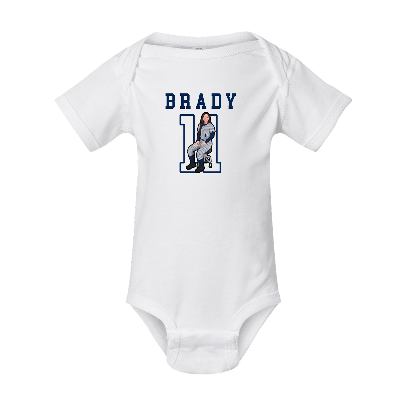 Baby Onesie — Shirsey in White