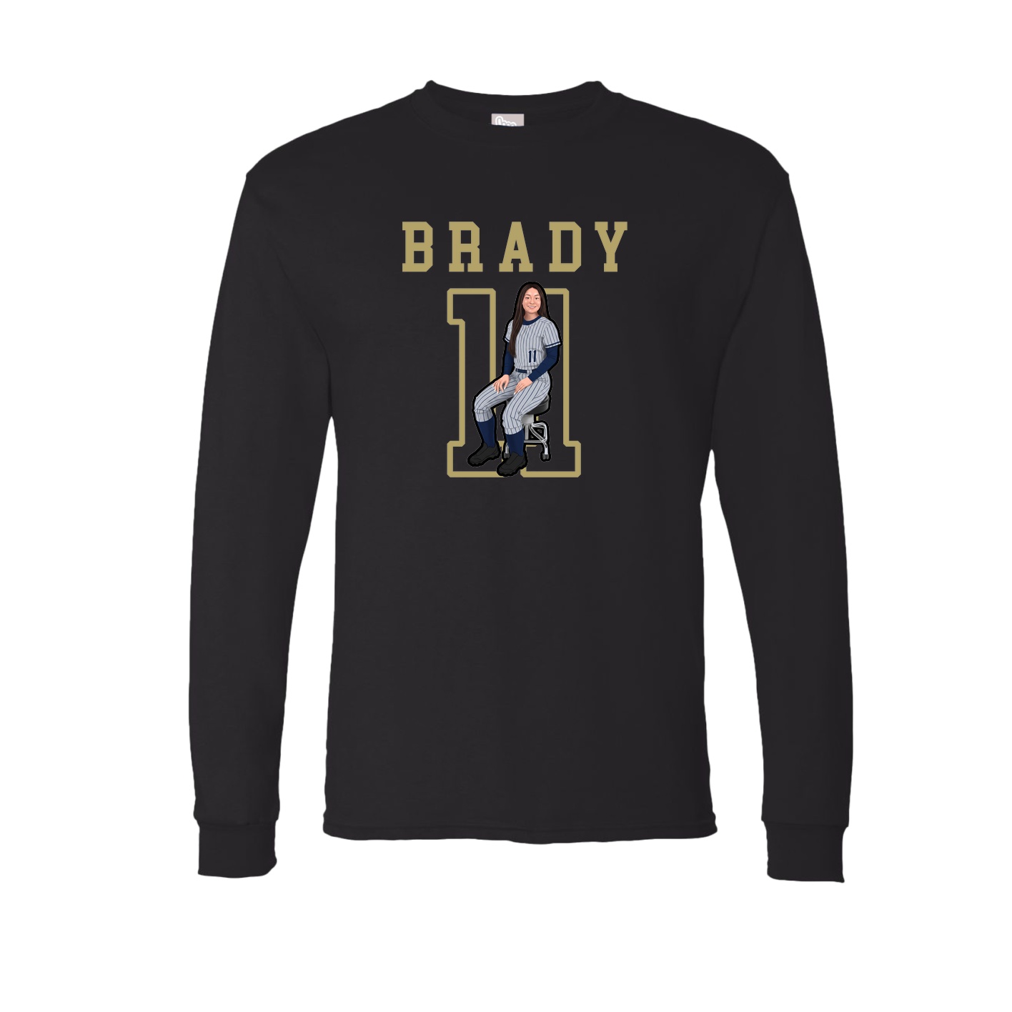 Long Sleeve Tee — Shirsey in Black