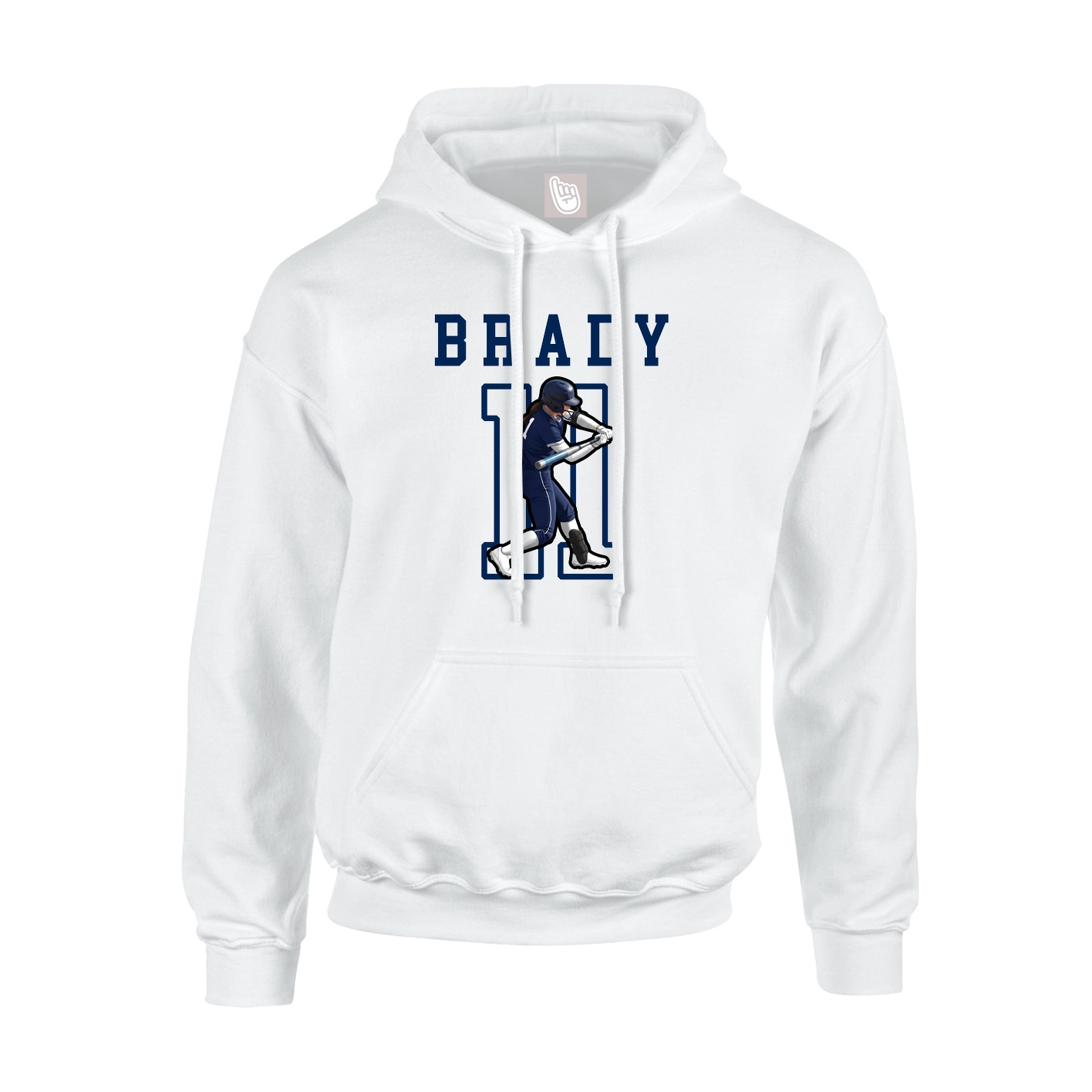 Youth Hoodie — Shirsey in White