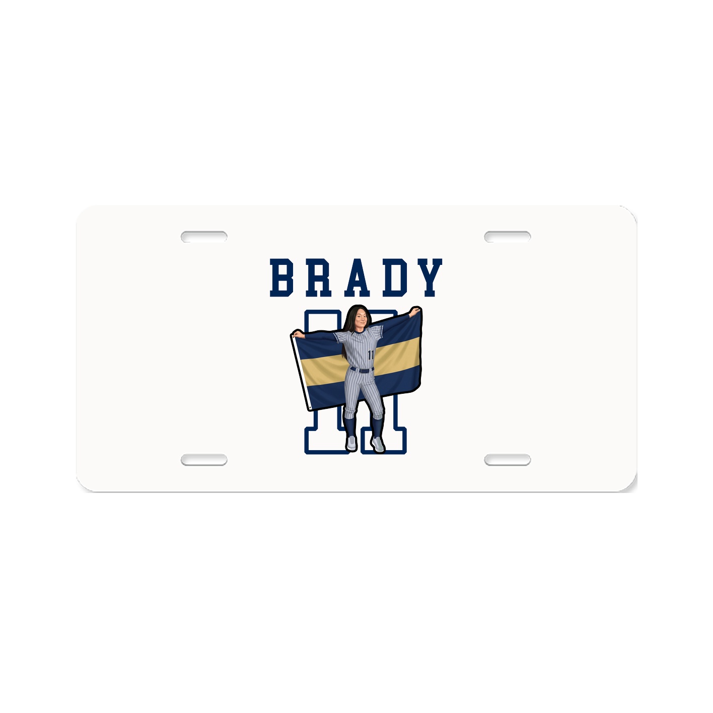 License Plate — Shirsey in Classic