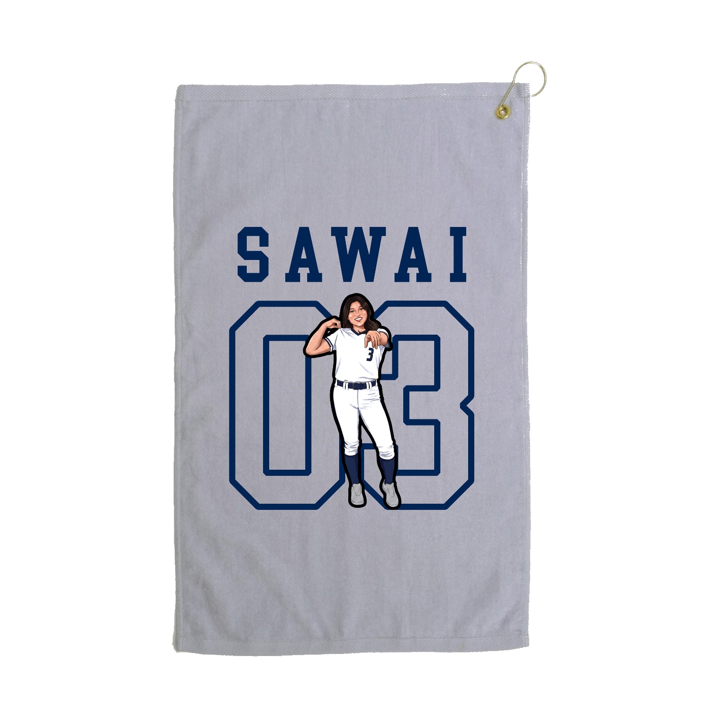 Golf Towel — Shirsey in Grey