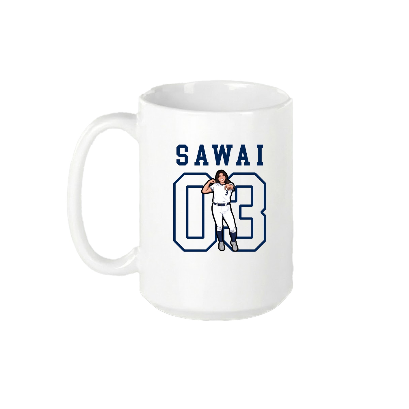 15oz Coffee Mug — Shirsey in White