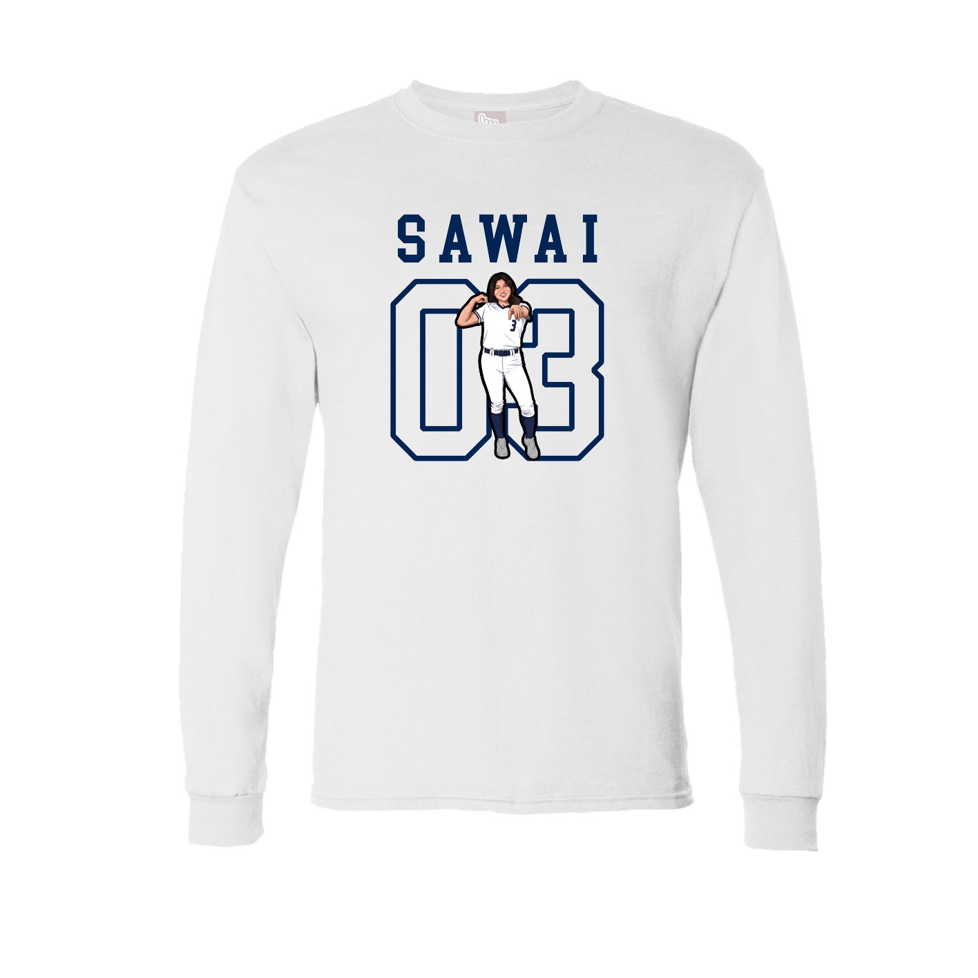 Long Sleeve Tee — Shirsey in White
