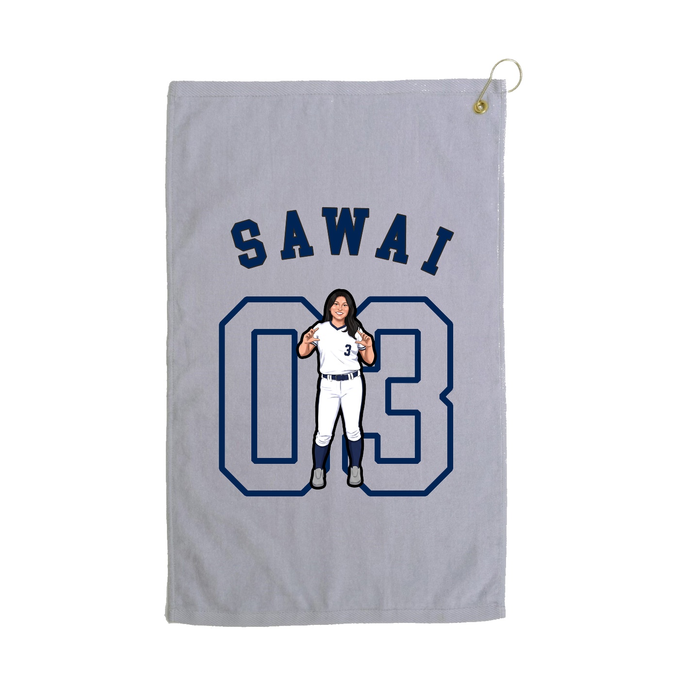 Golf Towel — Shirsey Arch in Grey