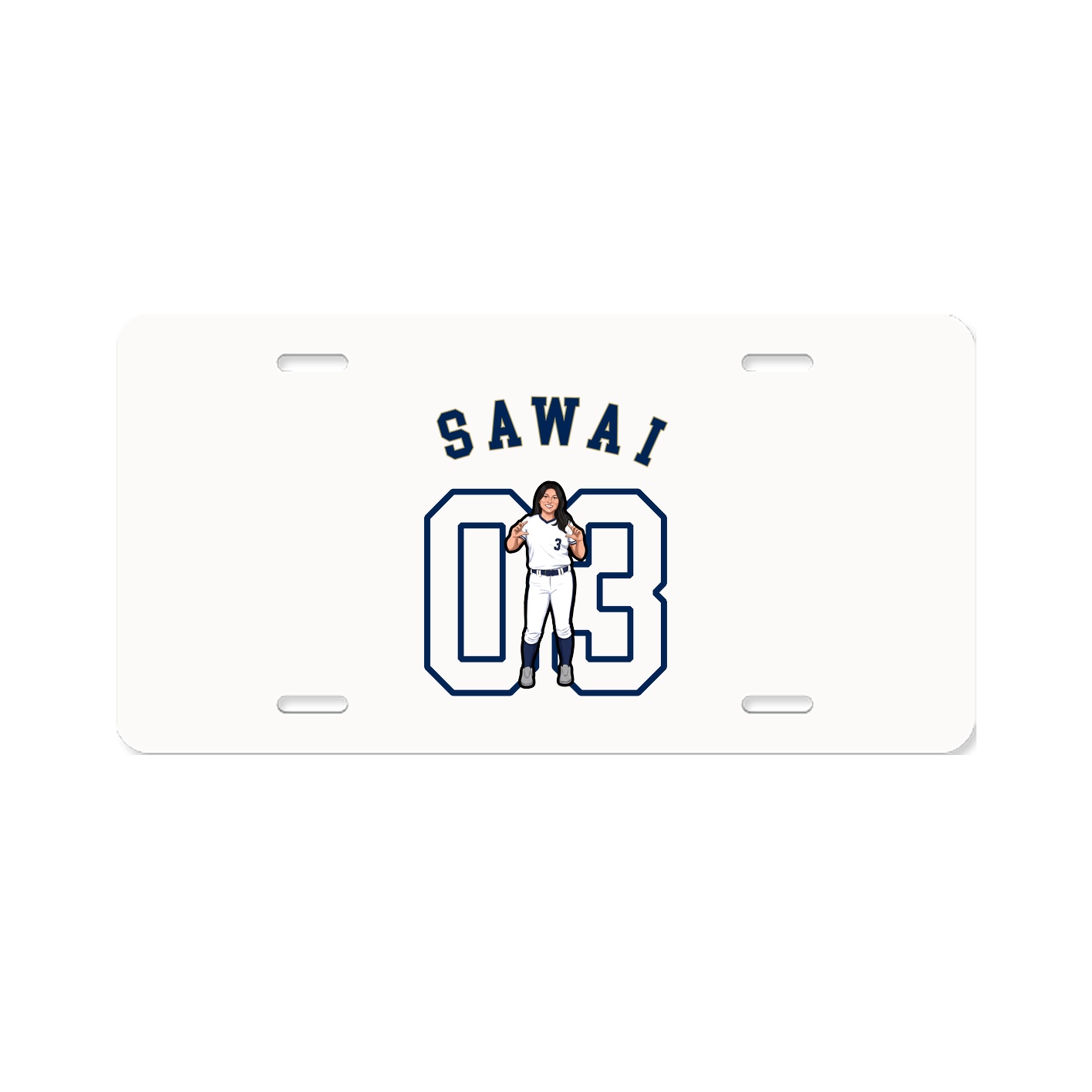 License Plate — Shirsey Arch in Classic