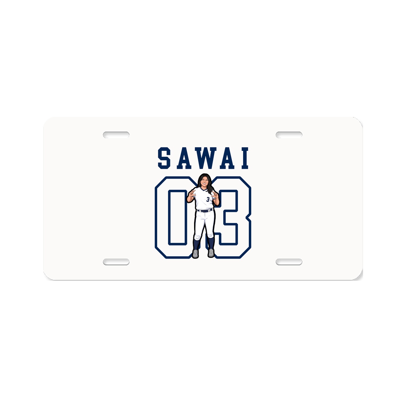 License Plate — Shirsey in Classic