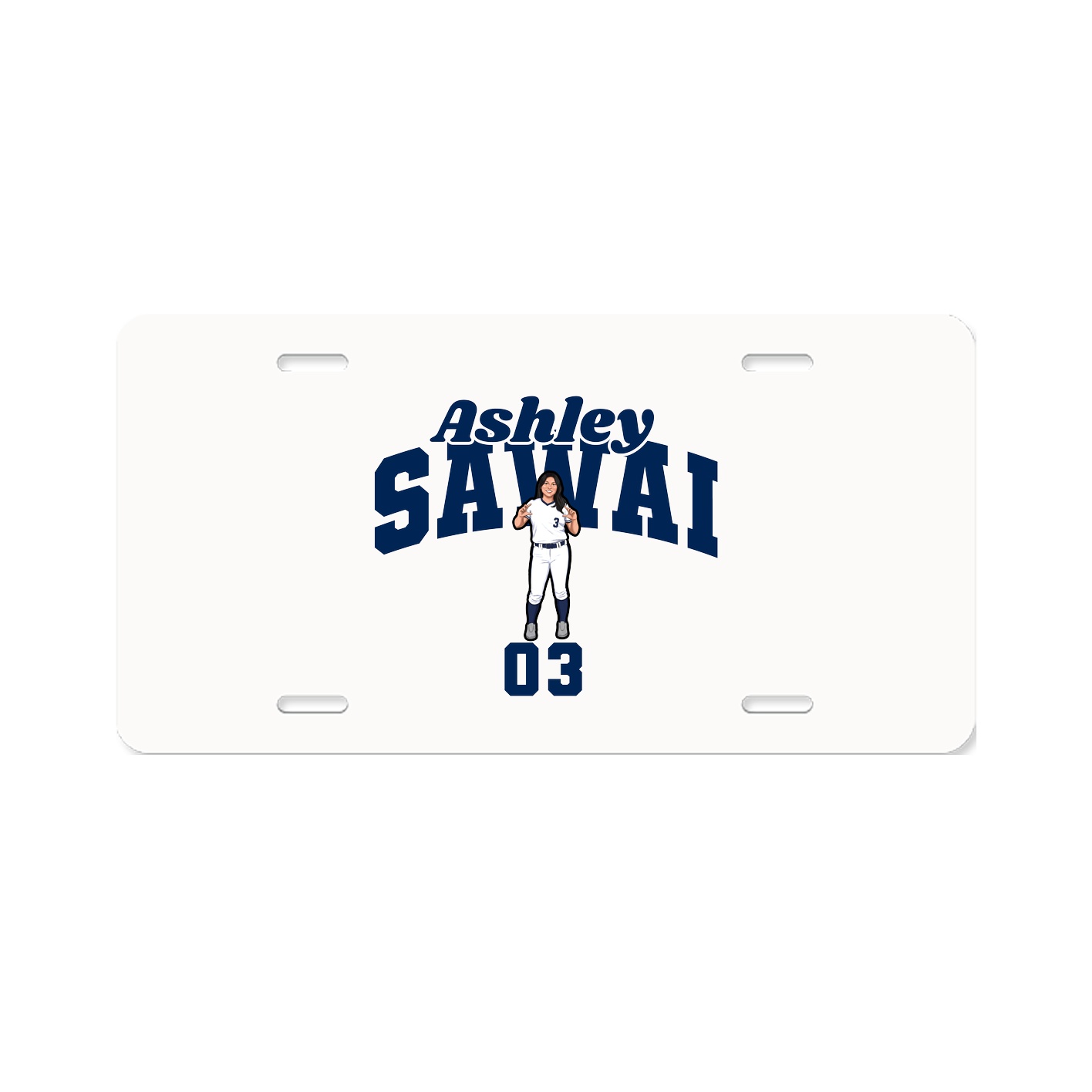 License Plate — Signature Arch in Classic