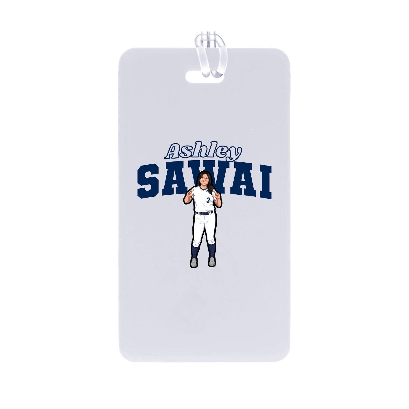 Bag Tag — Name Arch in Classic