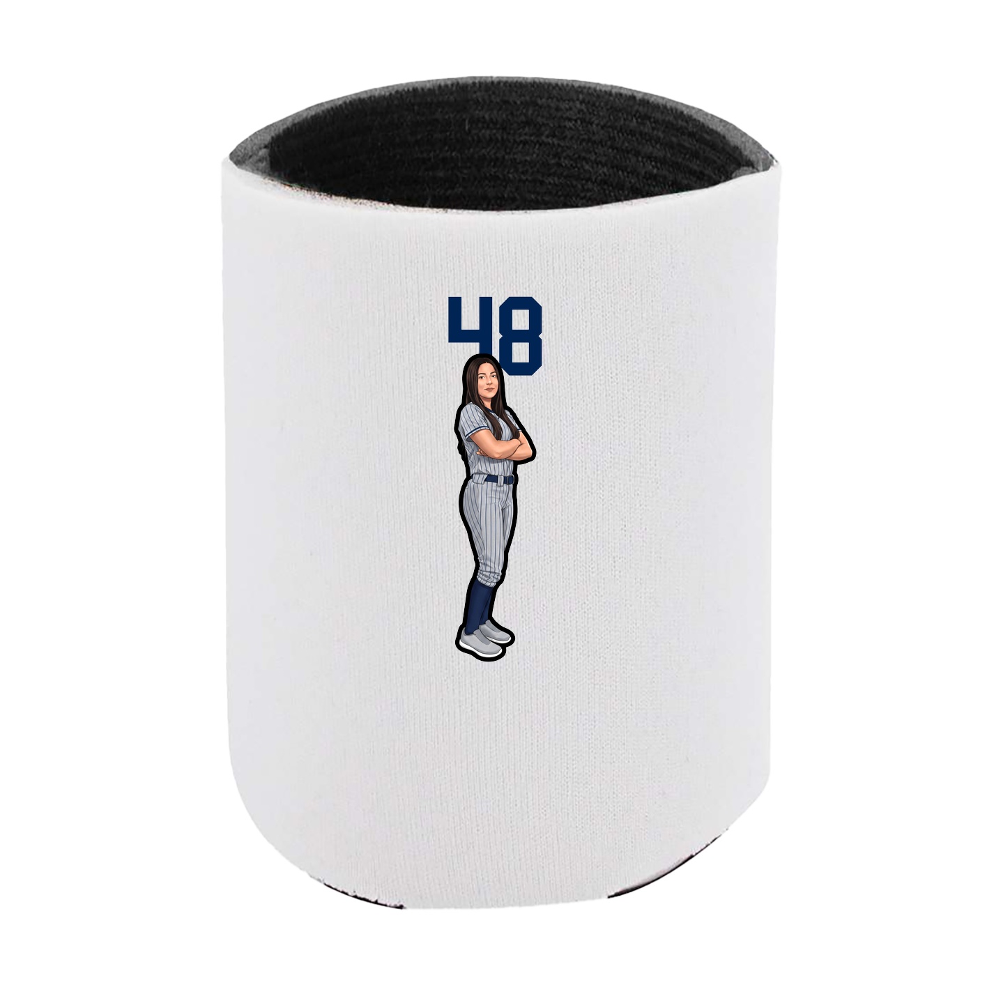 Can Holder — Number Top in White