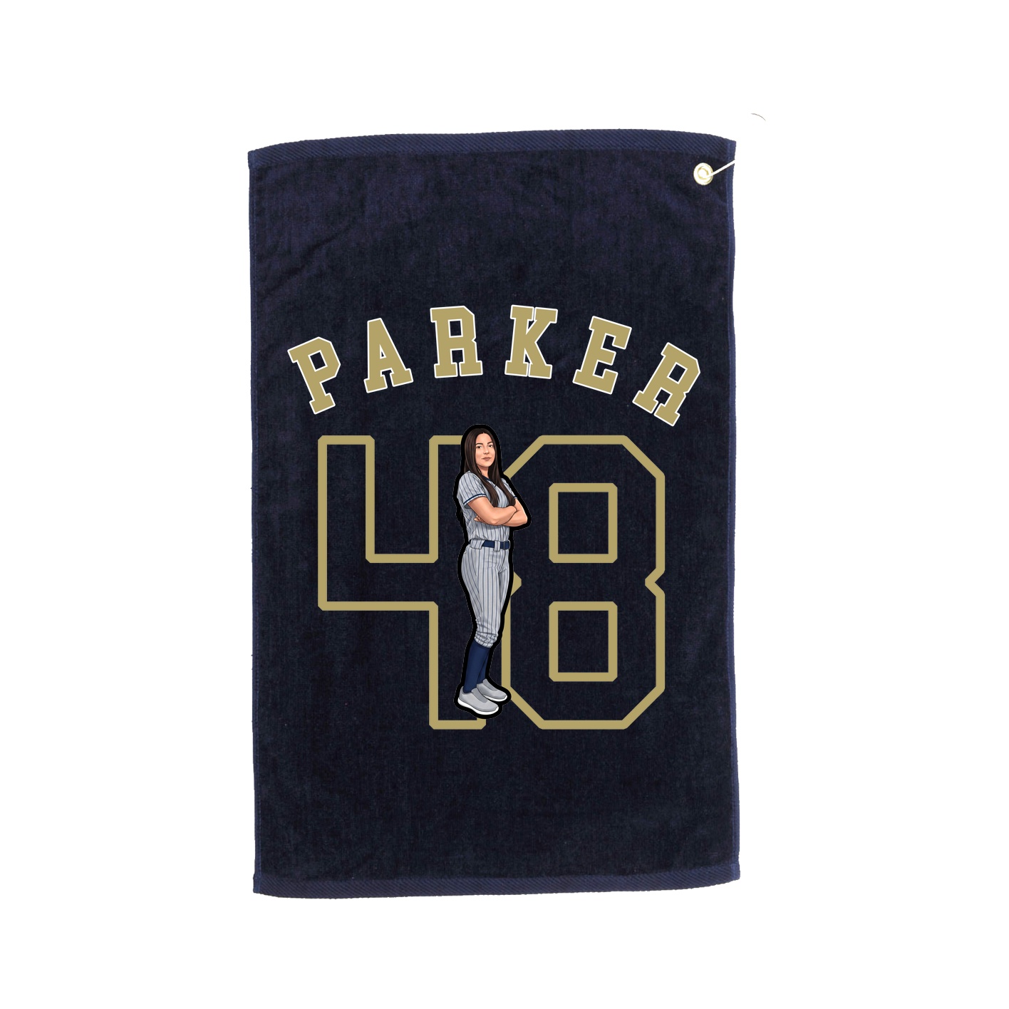 Golf Towel — Shirsey Arch in Navy