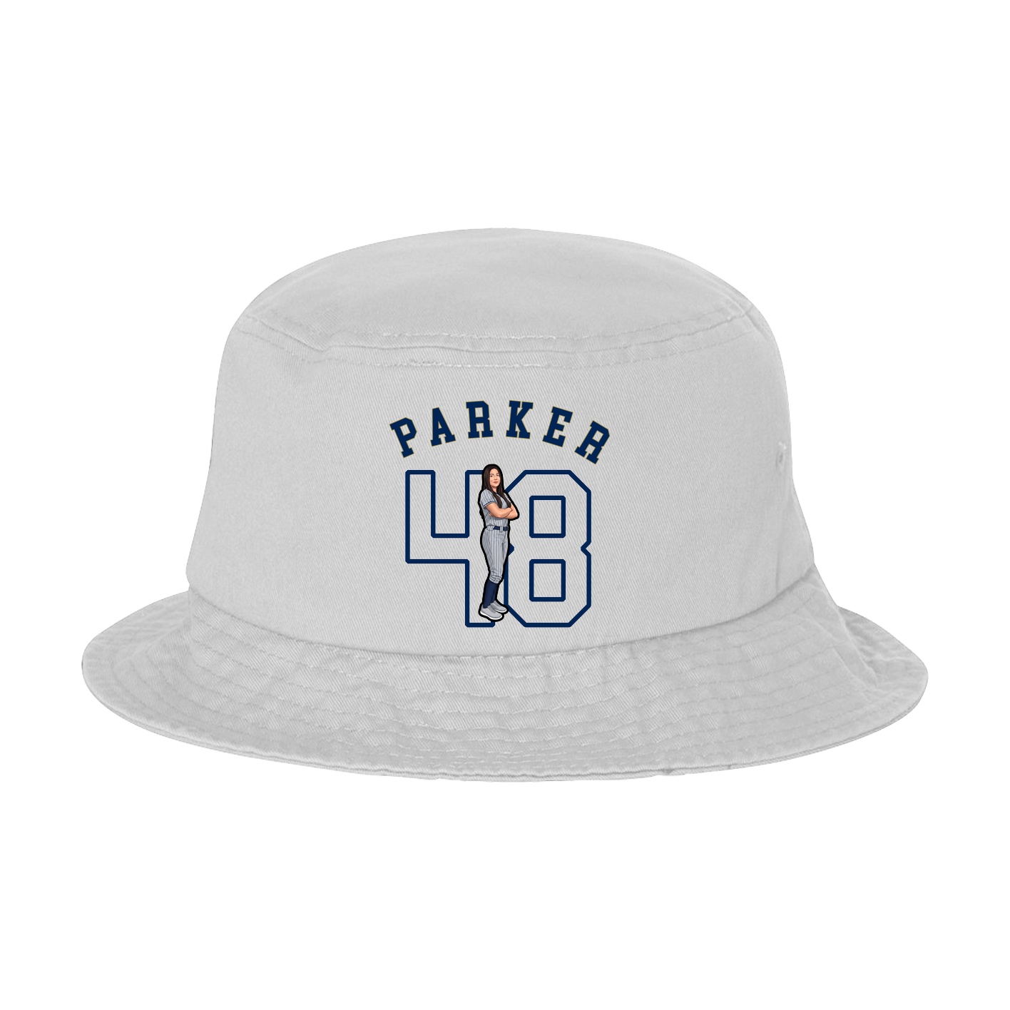 Bucket Cap — Shirsey Arch in White