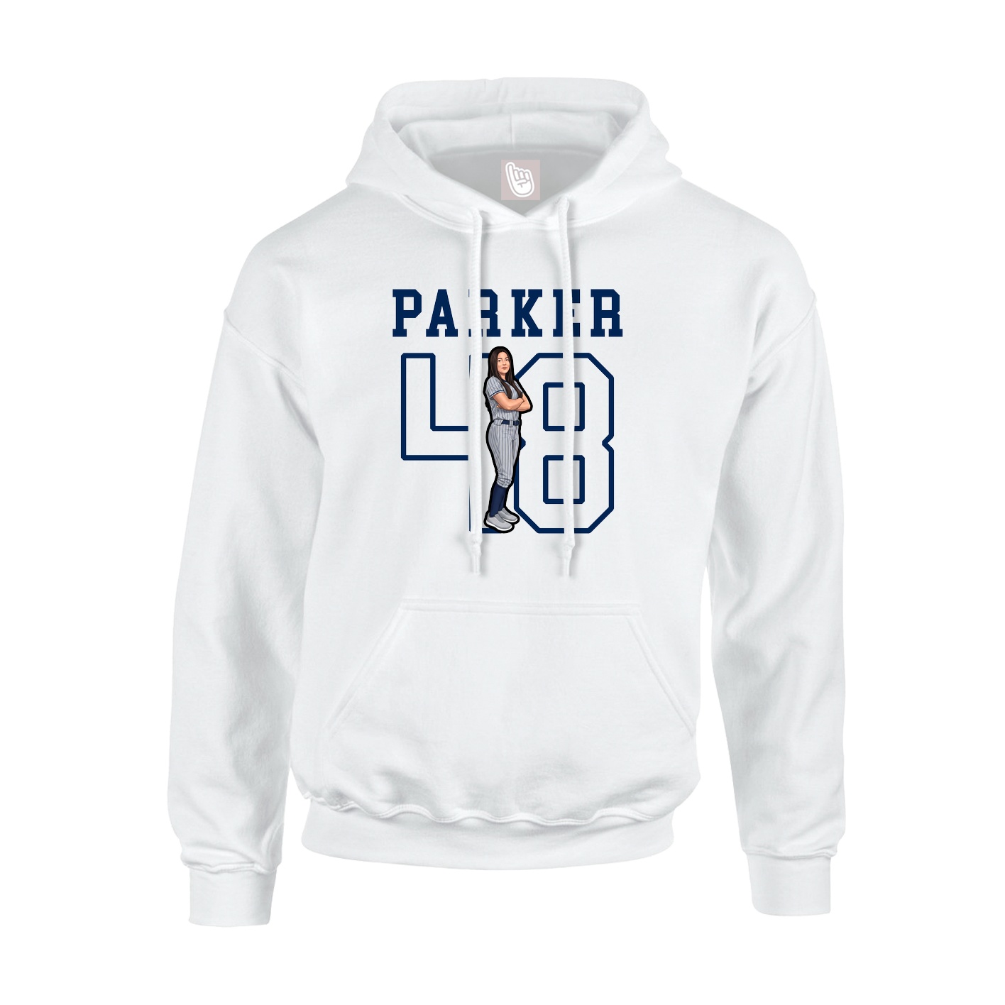 Youth Hoodie — Shirsey in White