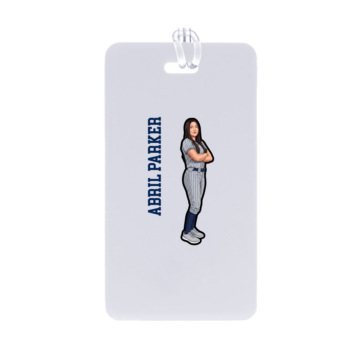 Bag Tag — Name Vertical in Classic