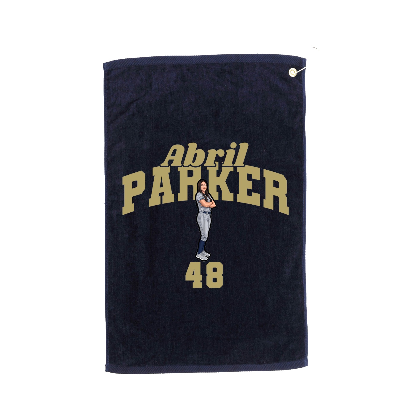 Golf Towel — Signature Arch in Navy