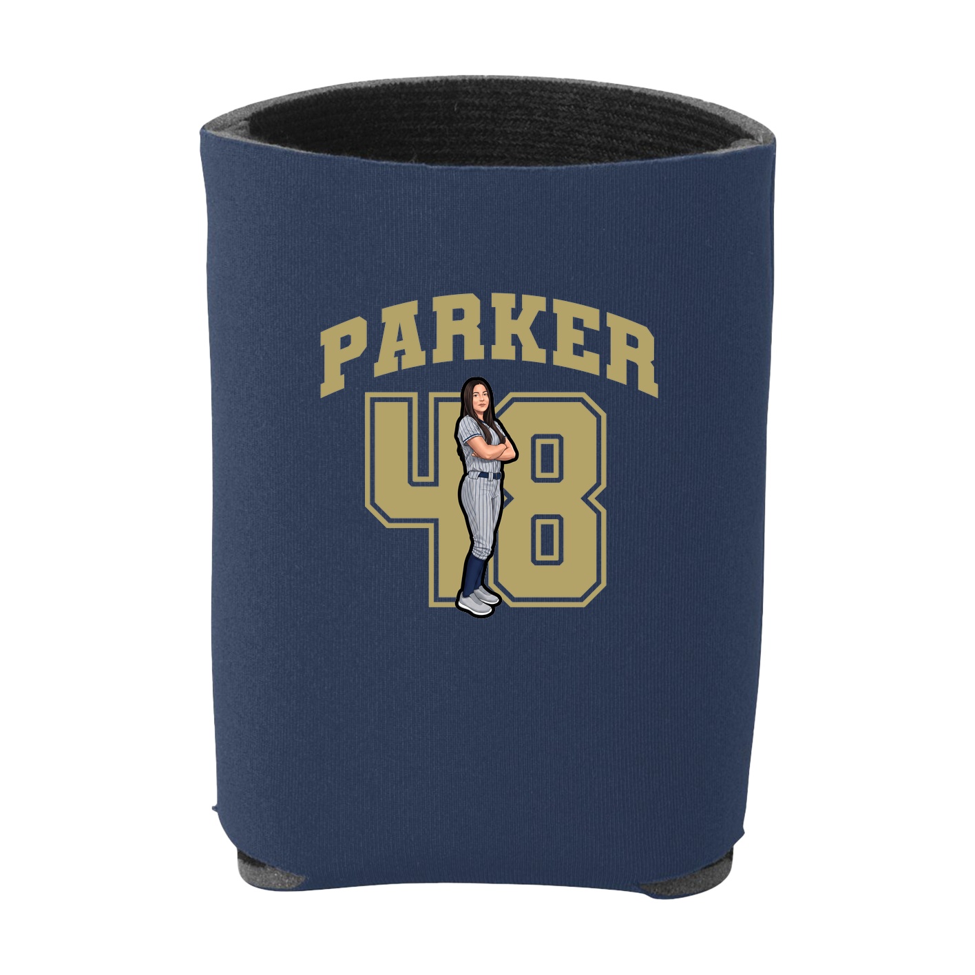 Can Holder — Number in Navy