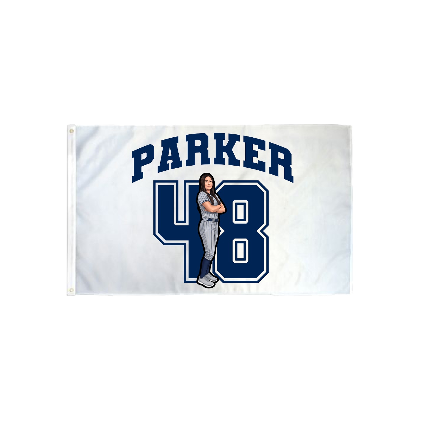 3x5 Flag — Number in Classic