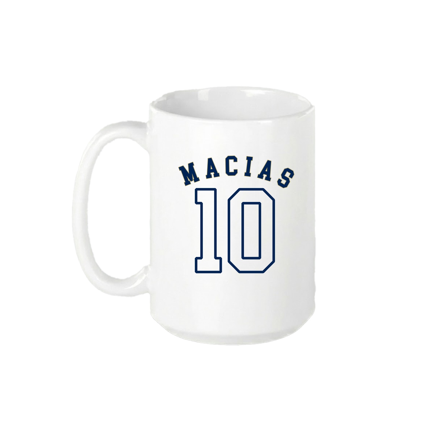 15oz Coffee Mug — Shirsey Arch in White