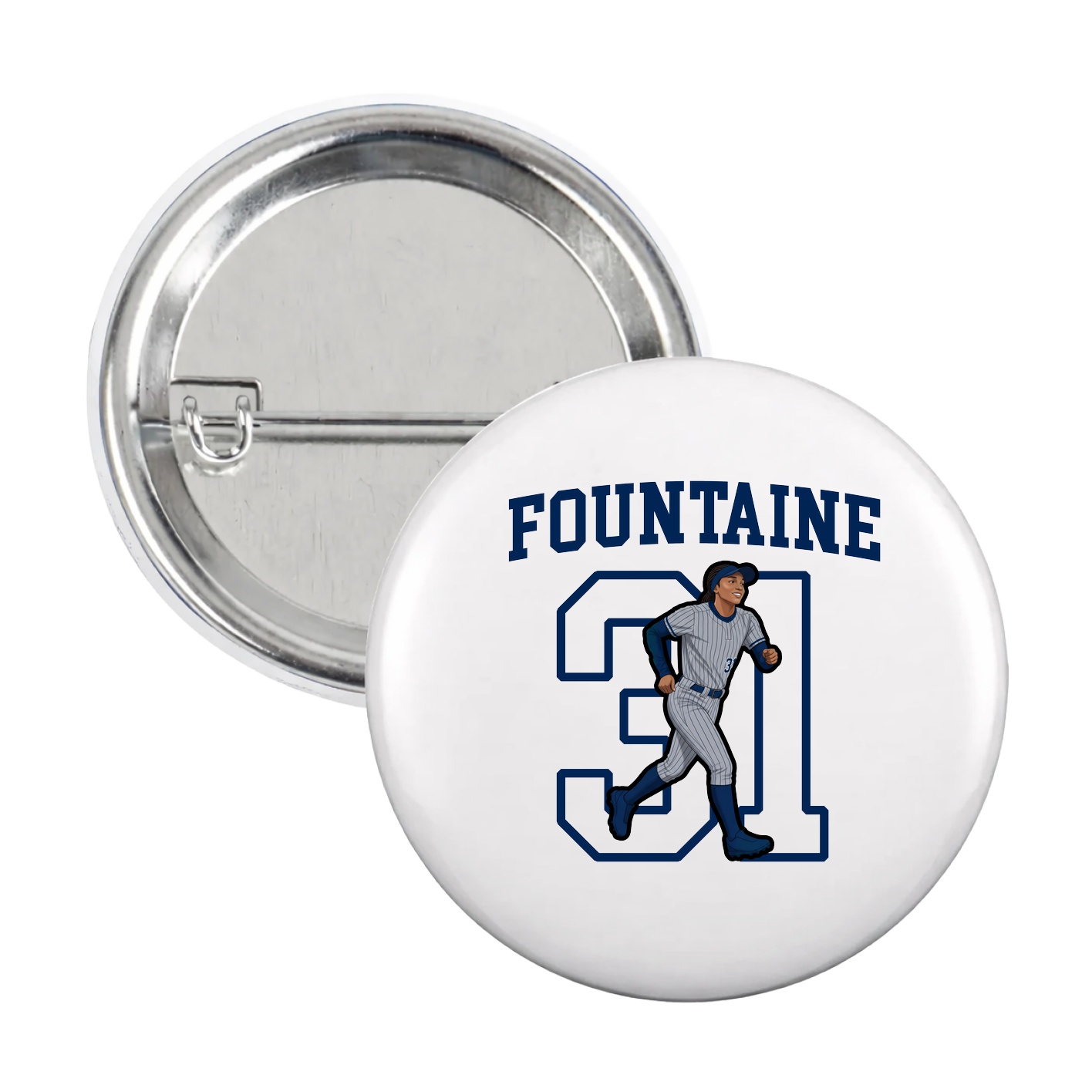 Game Day Button — Shirsey in White