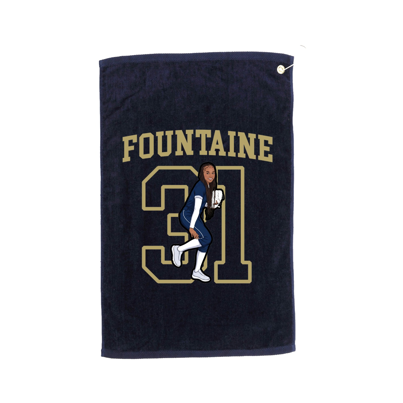 Golf Towel — Shirsey in Navy