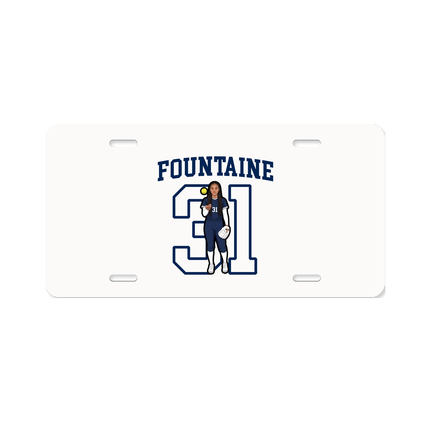 License Plate — Shirsey in Classic