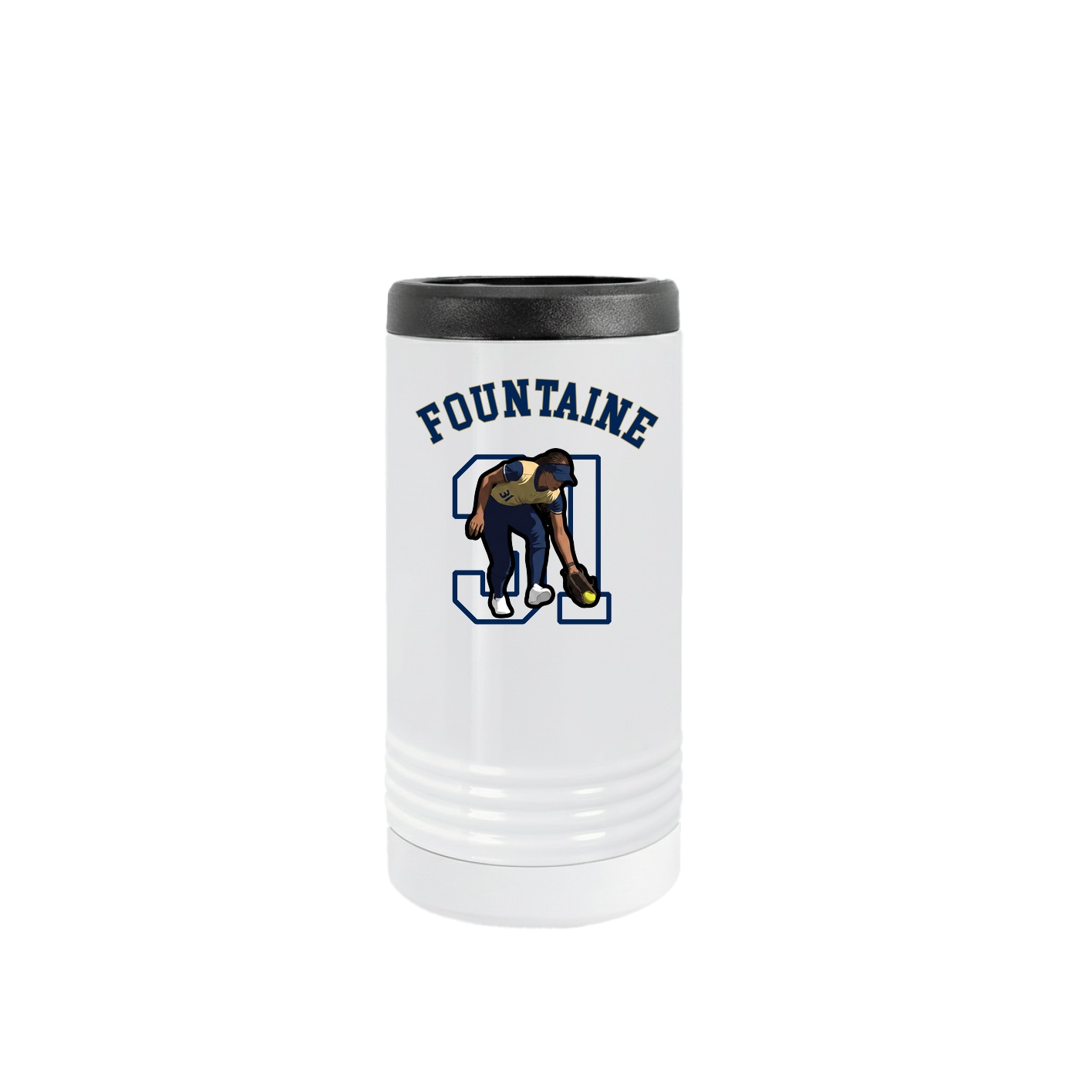 Slim Beverage Holder — Shirsey Arch in White