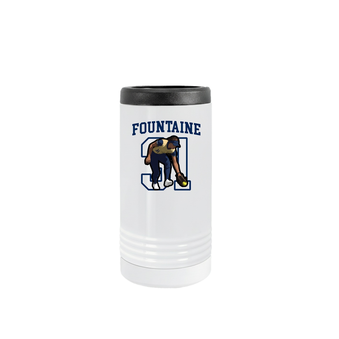 Slim Beverage Holder — Shirsey in White