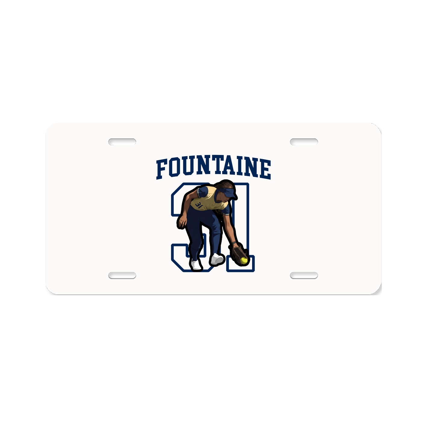 Aluminum License Plate