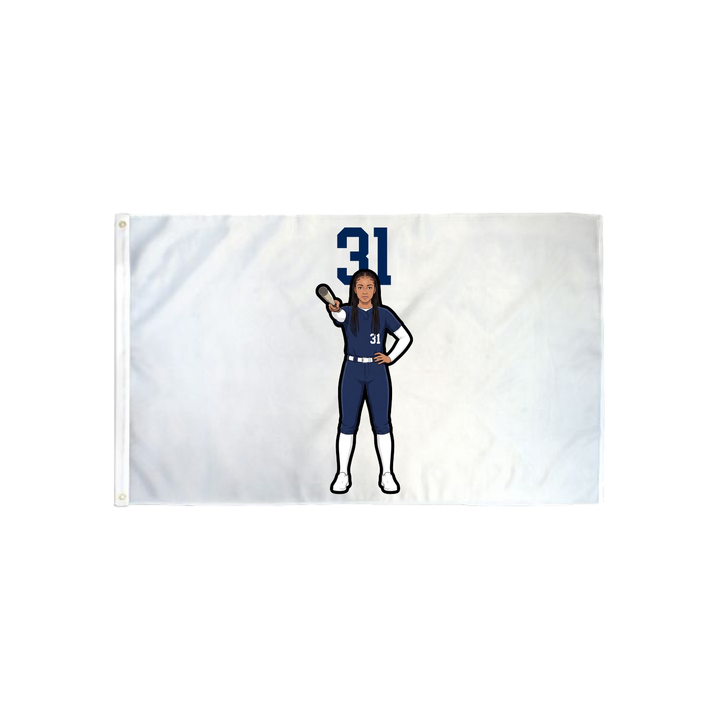 3x5 Flag — Number Top in Classic