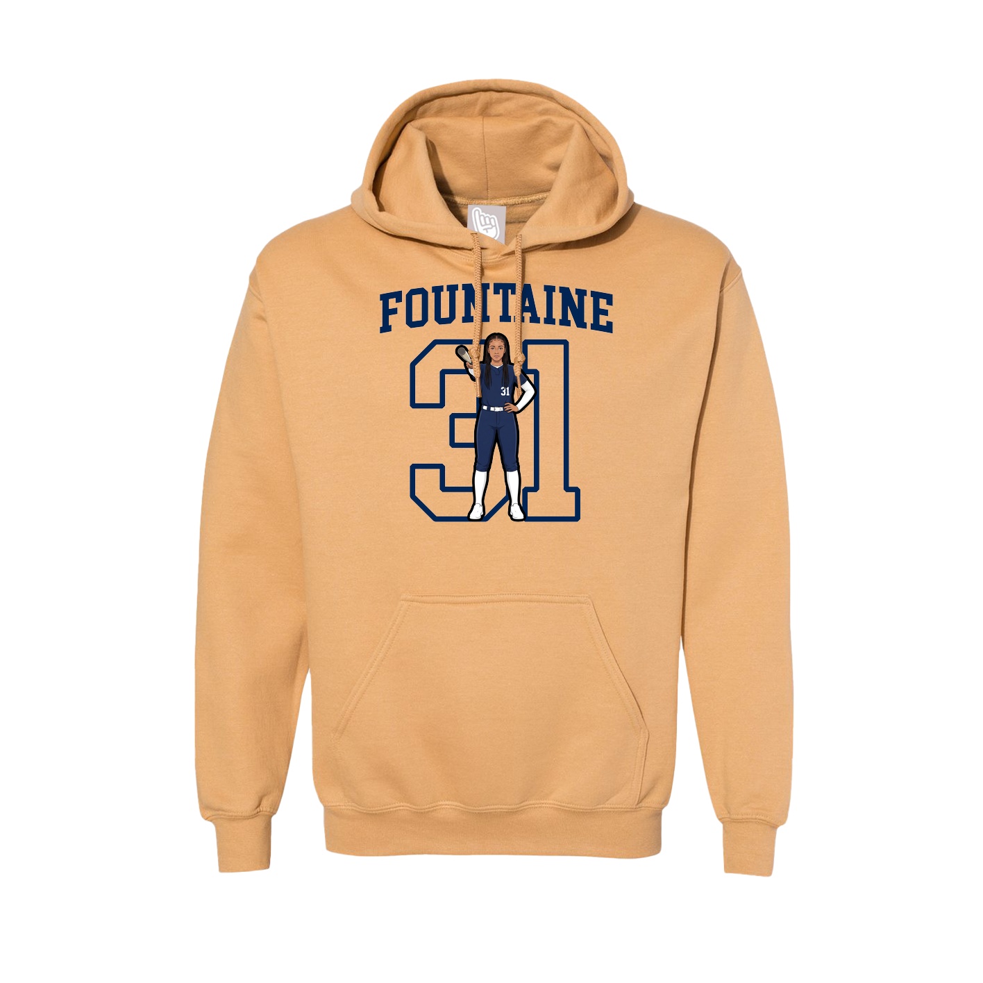 Hoodie — Shirsey in Vegas Gold