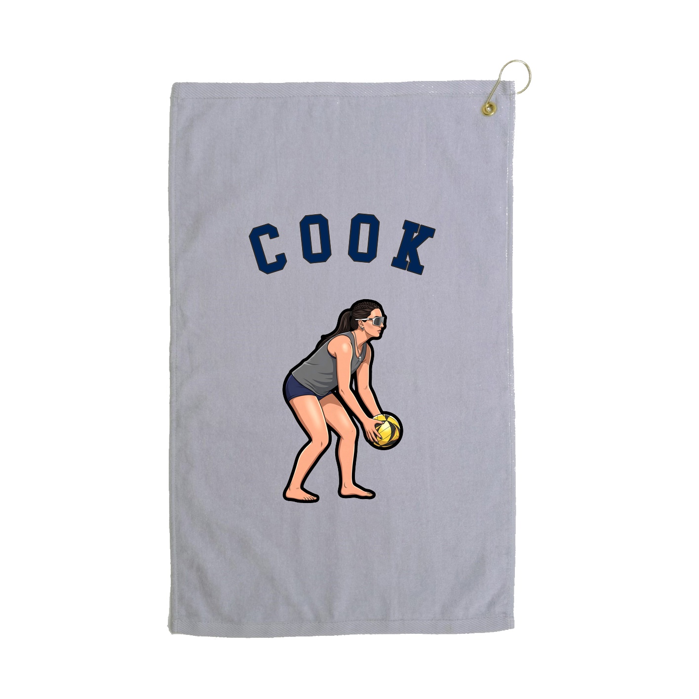 Golf Towel — Shirsey Arch in Grey