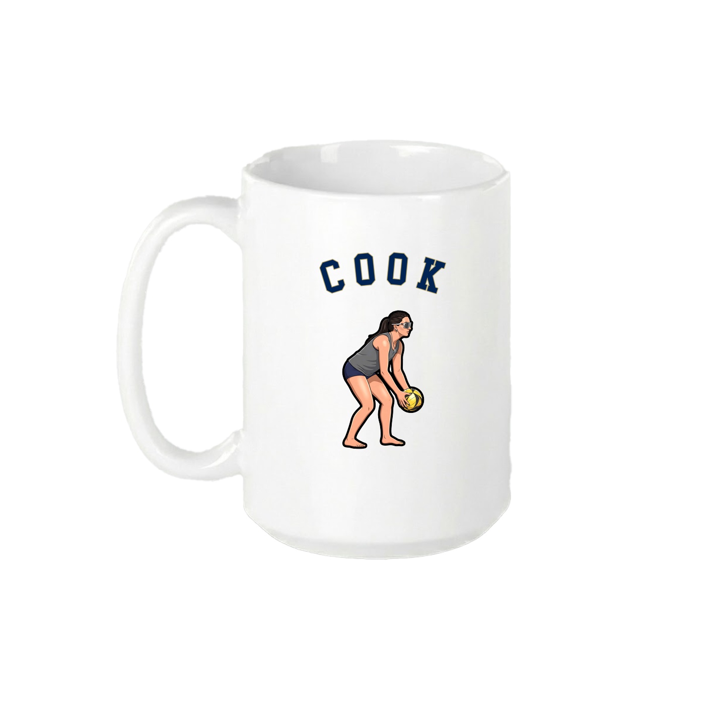 15oz Coffee Mug — Shirsey Arch in White