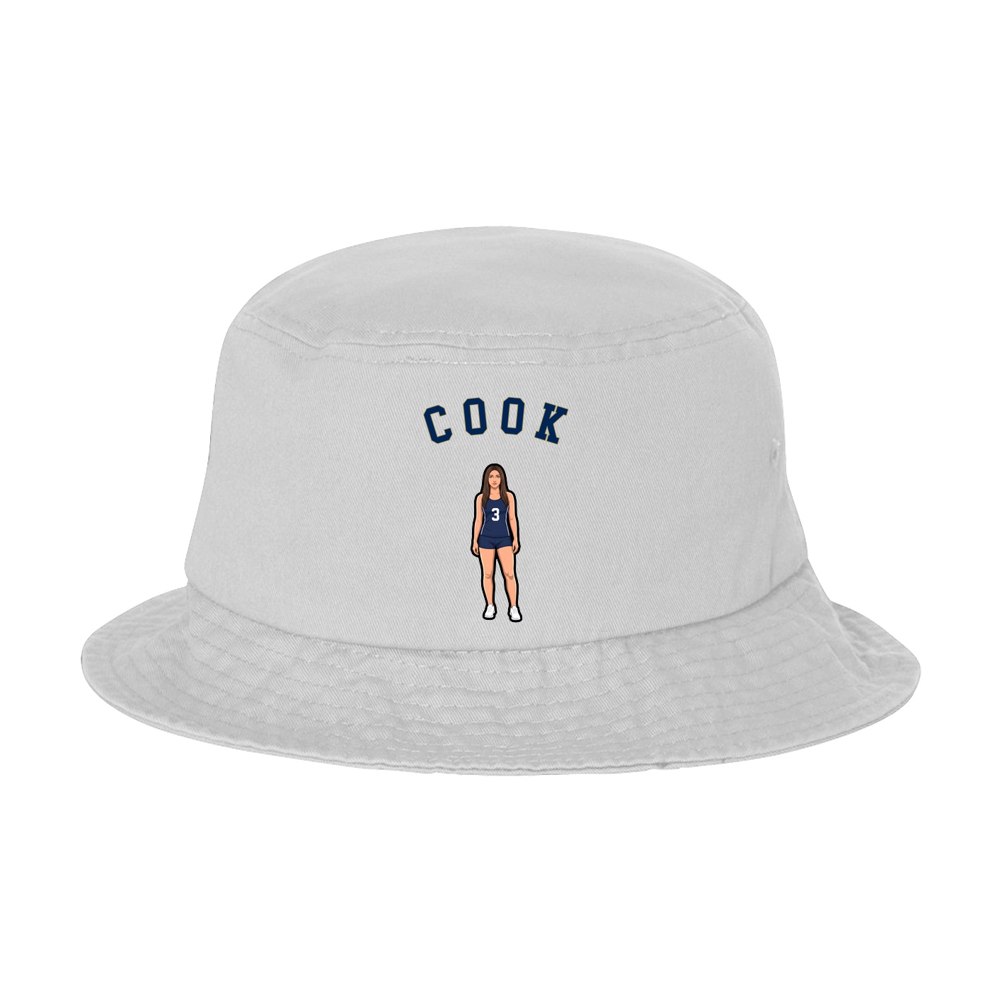 Bucket Cap — Shirsey Arch in White