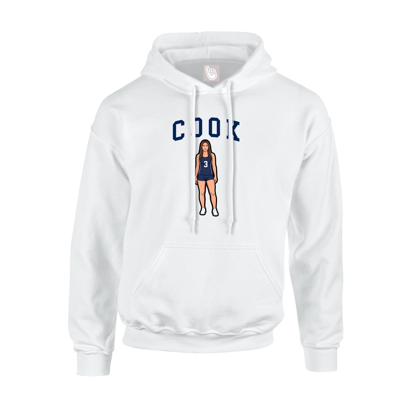 Youth Hoodie — Shirsey in White